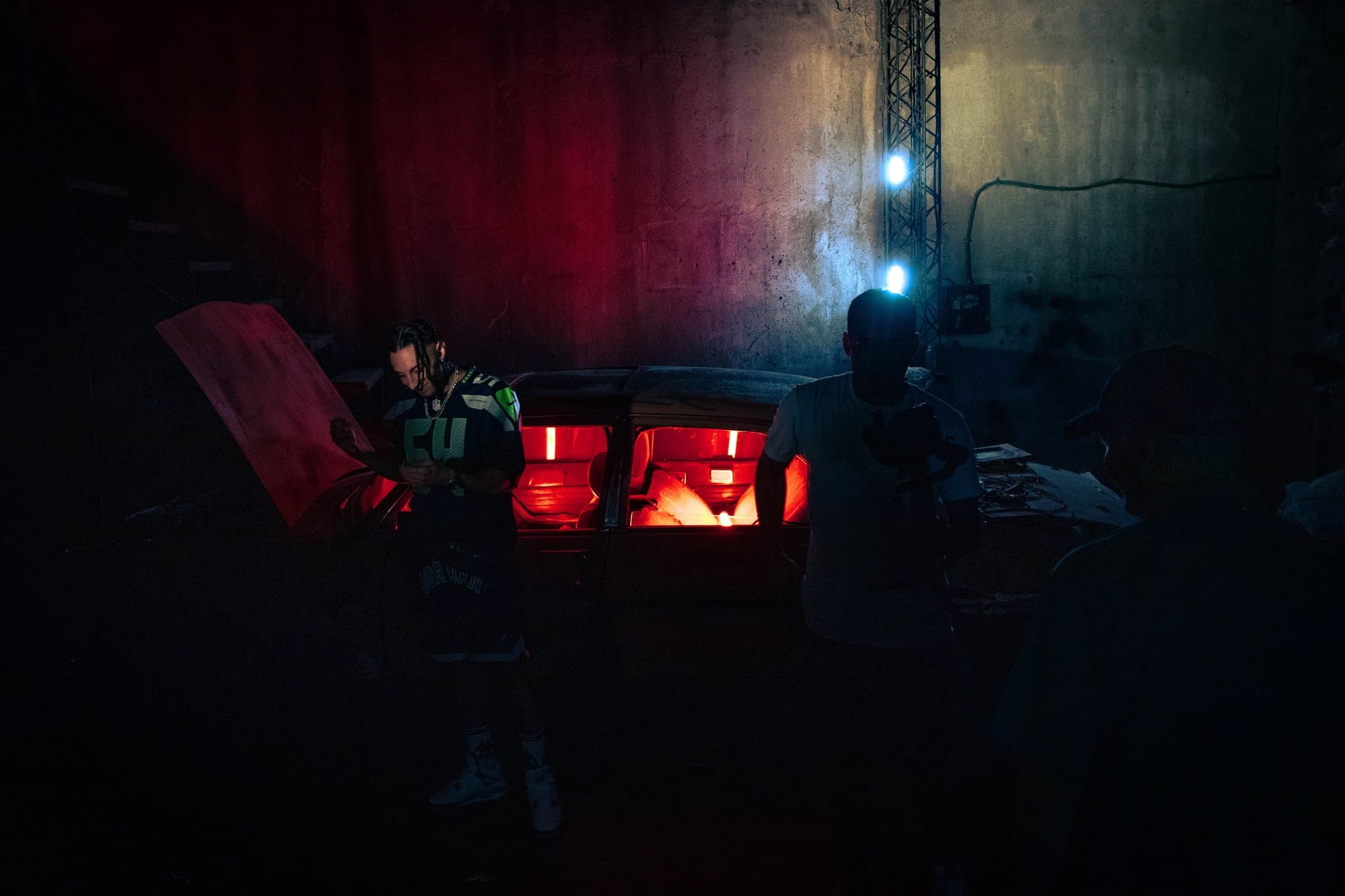 Harder — backstage