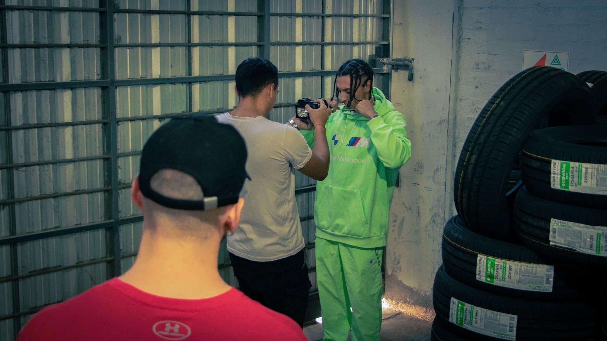 Harder — backstage